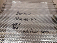 Load image into Gallery viewer, Bussmann OPM-NG-SC3 Fuse Holder 600V 30A Used Nice Shaep With Warranty