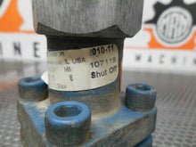 Load image into Gallery viewer, Parker 107119 Shut Off Valve 400PSIG FPT 0.25" A352 060 LCB Used With Warranty