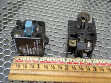 Load image into Gallery viewer, Klock Moeller (6) Pilot Light Bases (5) Red & (1) White Lens & (1) Green Button