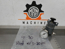Load image into Gallery viewer, 14965-30/10SH Model 41-30 Pressure Regulator With Ashcroft 0-30PSI Gauge Used