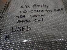 Load image into Gallery viewer, Allen Bradley 100-C30Z*00 Ser A 45A 600VAC Contactor 24VDC Coil Used W/ Warranty