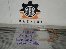 Load image into Gallery viewer, Wellman EC3011 Heater Cartridges 120V 100W With Leads New Old Stock (Lot of 2)