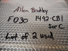 Load image into Gallery viewer, Allen Bradley 1492-CB1-F030 Ser C Circuit Breaker 3A 1/3HP AC277VAC 1P Warranty