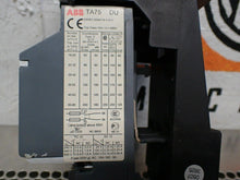 Load image into Gallery viewer, ABB TA75 DU Overload Relay 36-52A Range & DB80 AB80 Mount Used With Warranty