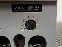 Load image into Gallery viewer, 200A 3 Pole Circuit Breaker Mag. Adj. 900-2000 Used With Warranty See All Pics