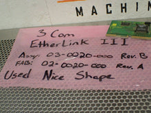 Load image into Gallery viewer, 3 Com EtherLink III Assy: 03-0020-000 Rev. B Circuit Board Used With Warranty