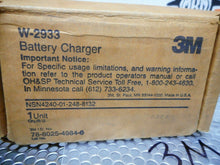 Load image into Gallery viewer, 3M W-2933 Battery Charger 115VAC 60Hz 15W 6VDC 450mA New In Box