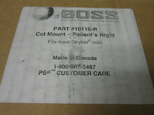 Load image into Gallery viewer, Boss 10102 Flat Wall Mount And 10110-R Cot Mount Right New