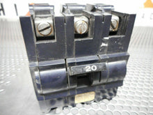 Load image into Gallery viewer, Federal Pacific Electric 20A 3Pole 240VAC Circuit Breaker Stab-Lok CTL Type NB