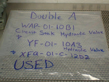 Load image into Gallery viewer, Double A WAP-01-10B1 Circuit Stak Hydraulic Valve & YF-01-10A3 & XFQ-01-C-12D2