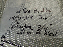 Load image into Gallery viewer, (1) Allen Bradley 1490-N9 3/4" & (1) Arlington 3/4" Conduit Hubs New Old Stock