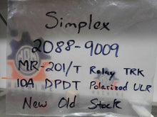 Load image into Gallery viewer, Simplex 2088-9009 MR-201/T Relay TRK 10A DPDT Polarized ULR New Old Stock
