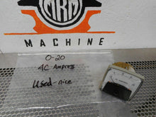 Load image into Gallery viewer, 0-20 AC Amperes Panel Meter Used Nice Shape With Warranty