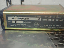 Load image into Gallery viewer, Allen Bradley 1610-T0300S24 Ser C Dry Reed Relays 24VDC Coil Used (Lot of 3)