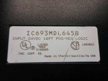 Load image into Gallery viewer, GE Fanuc IC693MDL645B Input Modules 24VDC 16PT POS/NEG LOGIC Used (Lot of 7)