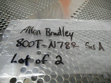 Load image into Gallery viewer, Allen Bradley 800T-N78R Ser A AC/DC Lamps Red New Old Stock (Lot of 2)