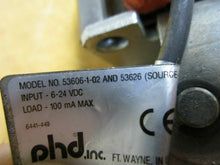 Load image into Gallery viewer, PHD CRS2U-25X1/2-BR-I Single Rod Cylinder 53606-1-02 Sensor 6-24VDC W/ Warranty