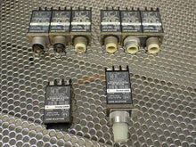 Load image into Gallery viewer, Allen Bradley 800T-PST16 Ser A Pilot Lights (Lot of 7) Missing 3 Bulbs & 6 Lens