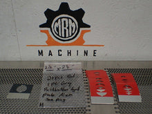 Load image into Gallery viewer, 2-1/2" X 2-1/2" Legend Plates (21) Red & (1) Gray New Old Stock See All Pictures