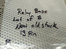 Load image into Gallery viewer, Relay Bases 13 Blade New Old Stock (Lot of 8) See All Pictures