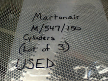 Load image into Gallery viewer, Martonair M/547/150 Cylinders 2-10bar Air See Pics Used With Warranty (Lot of 3)