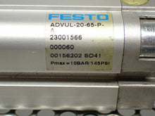 Load image into Gallery viewer, Festo ADVUL-20-65-P-A Pneumatic Cylinders New Old Stock (Lot of 2)