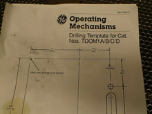 Load image into Gallery viewer, General Electric TD0M1B Operating Mechanism Type TDA New Old Stock