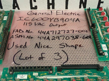 Load image into Gallery viewer, General Electric IC600YB904A 115VAC Output Module Asm. 44A297038-G01 (Lot of 3)