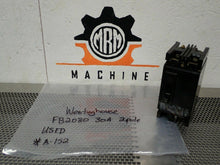 Load image into Gallery viewer, Westinghouse FB2030 Circuit Breaker 30A 2Pole 600VAC 250VDC Style 4975D71G21