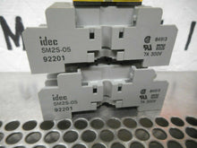 Load image into Gallery viewer, Idec RU2S-D24 24VDC Relays 10A 250VAC 30VDC & SM2S-05 Relay Bases (Lot of 2)