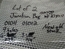 Load image into Gallery viewer, Junction Box 9 Holes With 10 Pin Terminal Strip 01011 01012 New No Box Lot of 2