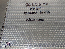 Load image into Gallery viewer, 862D10-24 2PDT 475Ohms 24VDC Relay Used With Warranty