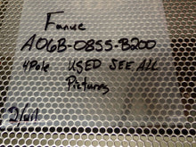 Load image into Gallery viewer, Fanuc A06B-0855-B200 AC Spindle Motor Model a8 1500/6000 Speed Warranty See Pics