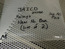 Load image into Gallery viewer, JAICO 24VDC Relays New No Box (Lot of 2) See All Pictures