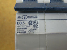 Load image into Gallery viewer, ABL SURSUM 3D05UM Circuit Breaker 0.5A 480Y 277VAC 3 Pole Used