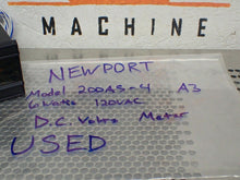 Load image into Gallery viewer, Newport 200AS-4 A3 D.C. Volt Meter 6Watts 120VAC Used With Warranty