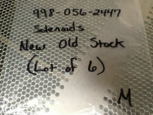 Load image into Gallery viewer, 998-056-2447 Solenoids New Old Stock (Lot of 6) Fast Free Shipping