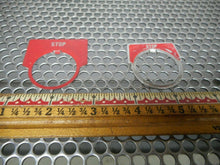 Load image into Gallery viewer, Square D 9001-KN202 STOP Legend Plates For Pushbutton Used Warranty (Lot of 18)