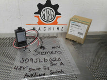 Load image into Gallery viewer, Siemens S09JLD62A Ser A MCCB Shunt Trip W/ Auxiliary Switch 48VDC New In Box