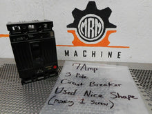 Load image into Gallery viewer, 7Amp 3 Pole Circuit Breaker Missing One Terminal Screw Used With Warranty