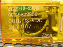 Load image into Gallery viewer, 212D10-499B 007-9822856 Relays 22VDC Coil Used With Warranty (Lot of 6) See Pics