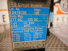 Load image into Gallery viewer, Siemens ED41B100 Circuit Breakers 100A 277VAC 125VDC Used W/ Warranty (Lot of 5)
