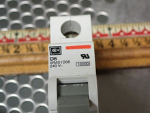 Load image into Gallery viewer, Cutler-Hammer D6 WMS1D06 Circuit Breaker 6A 1 Pole 240V Used With Warranty