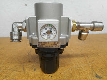 Load image into Gallery viewer, SMC AR40K-N03E-Z Regulator 7-125PSI 4B1-3AY With Mount Used