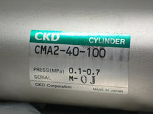 Load image into Gallery viewer, CKD CMA2-40-100 Cylinder 0.1-0.7 4" Stroke New Old Stock