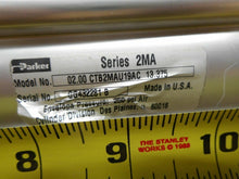 Load image into Gallery viewer, Parker 02.00 CTB2MAU19AC 13.375 Ser 2MA Pneumatic Cylinder New Old Stock