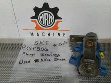 Load image into Gallery viewer, SKF SY506 (2) Pillow Block Bearings & Shaft Used With Warranty
