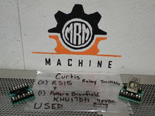 Load image into Gallery viewer, (2) Curtis RS15 Relay Sockets & (1) Potter & Brumfield KHU17D11  Relay 48VDC