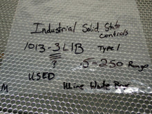 Load image into Gallery viewer, Industrial Solid State Controls 1013-2LB1 Timer Relay Type 1 .5-250 Range Used
