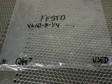 Load image into Gallery viewer, FESTO VL/0-3-1/4 Pneumatic Valves Used With Warranty (Lot of 3) See All Pictures